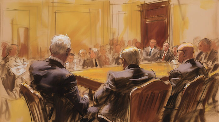 With The Help Of AI, I Looked Into The Future Where Donald Trump Is Standing Trial For Crimes That He Committed (11 Pics) With The Help Of AI, I Looked Into The Future Where Donald Trump Is Standing Trial For Crimes That He Committed (11 Pics)