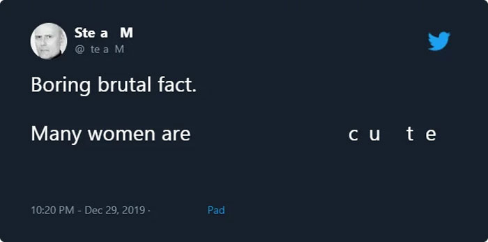 30 Chucklesome Twitter Posts Turned Into Comedy Gems By Removing Letters, Shared In This Dedicated Online Group 30 Chucklesome Twitter Posts Turned Into Comedy Gems By Removing Letters, Shared In This Dedicated Online Group