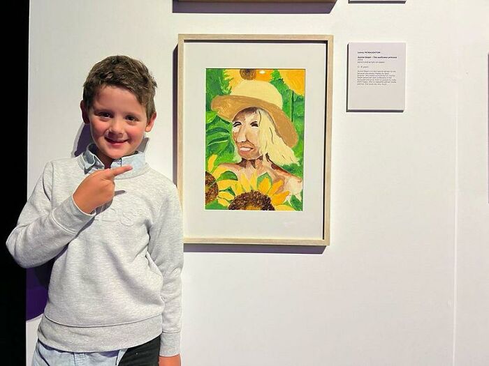 Talented 8-Year-Old’s Portrait Of His Aunt Becomes Finalist In Prestigious Art Competition Talented 8-Year-Old’s Portrait Of His Aunt Becomes Finalist In Prestigious Art Competition