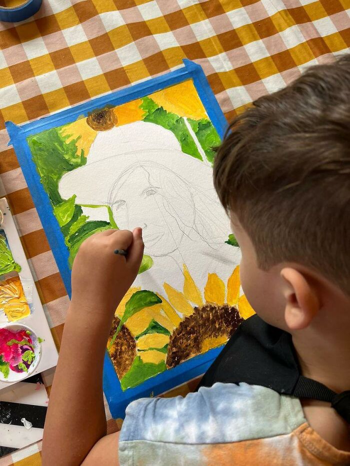 Talented 8-Year-Old’s Portrait Of His Aunt Becomes Finalist In Prestigious Art Competition Talented 8-Year-Old’s Portrait Of His Aunt Becomes Finalist In Prestigious Art Competition