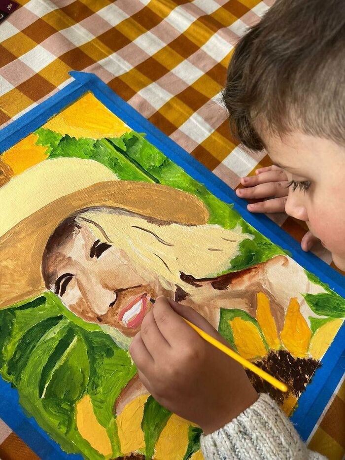 Talented 8-Year-Old’s Portrait Of His Aunt Becomes Finalist In Prestigious Art Competition Talented 8-Year-Old’s Portrait Of His Aunt Becomes Finalist In Prestigious Art Competition