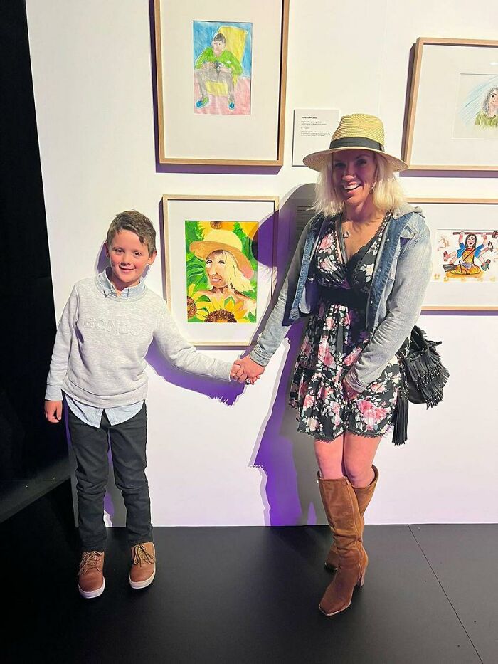 Talented 8-Year-Old’s Portrait Of His Aunt Becomes Finalist In Prestigious Art Competition Talented 8-Year-Old’s Portrait Of His Aunt Becomes Finalist In Prestigious Art Competition