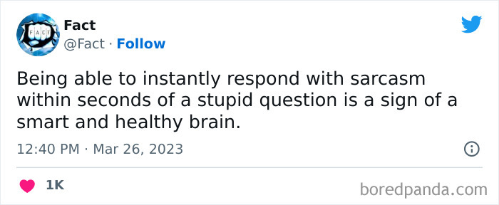 The ‘Fact’ Twitter Page Drops The Most Intriguing And Sometimes Uncomfortable Truths About Life And Here Are 40 Of Them The ‘Fact’ Twitter Page Drops The Most Intriguing And Sometimes Uncomfortable Truths About Life And Here Are 40 Of Them