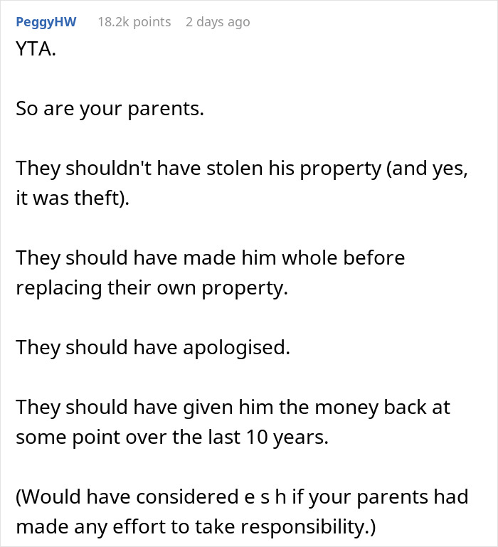 Man And His Dad Take BIL’s Equipment And Ruin It, Expect Him To Forgive Them Without Ever Compensating Him Man And His Dad Take BIL’s Equipment And Ruin It, Expect Him To Forgive Them Without Ever Compensating Him
