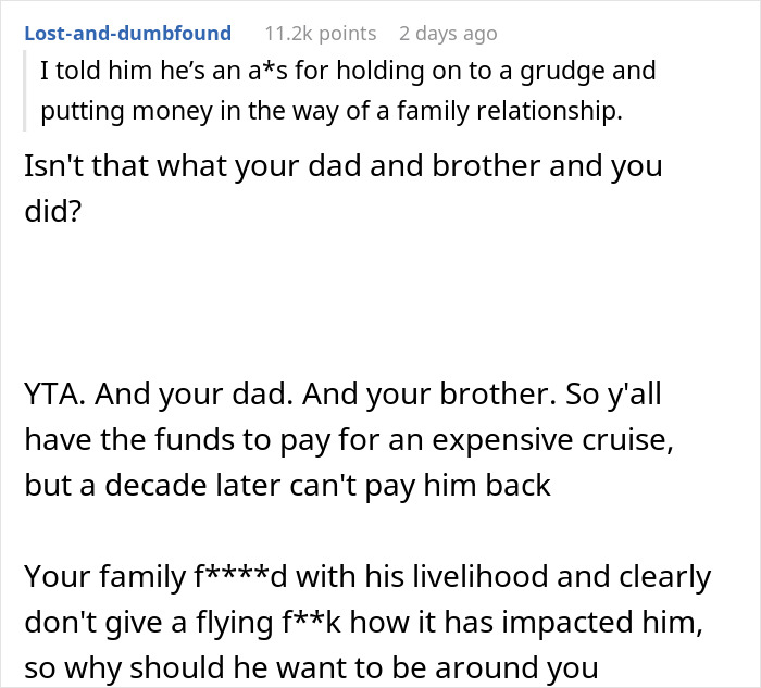 Man And His Dad Take BIL’s Equipment And Ruin It, Expect Him To Forgive Them Without Ever Compensating Him Man And His Dad Take BIL’s Equipment And Ruin It, Expect Him To Forgive Them Without Ever Compensating Him