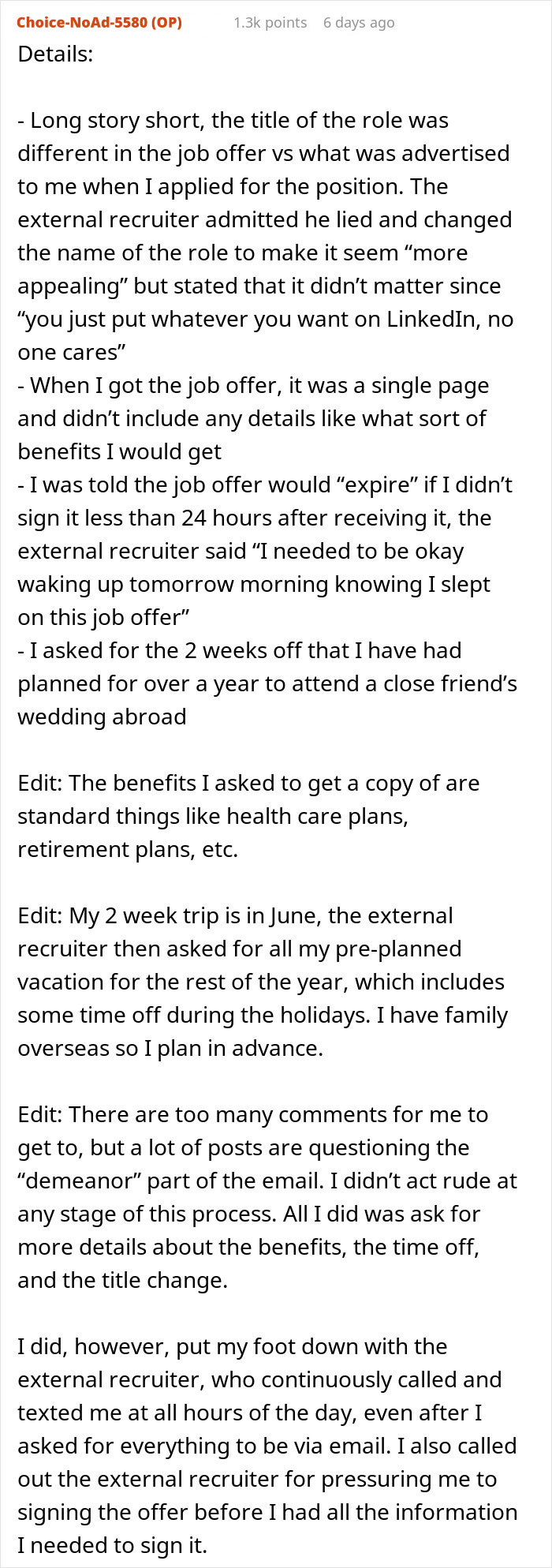 Person Shares Story Of “Recruitment Hell” After Company Revokes Their Job Offer Person Shares Story Of “Recruitment Hell” After Company Revokes Their Job Offer