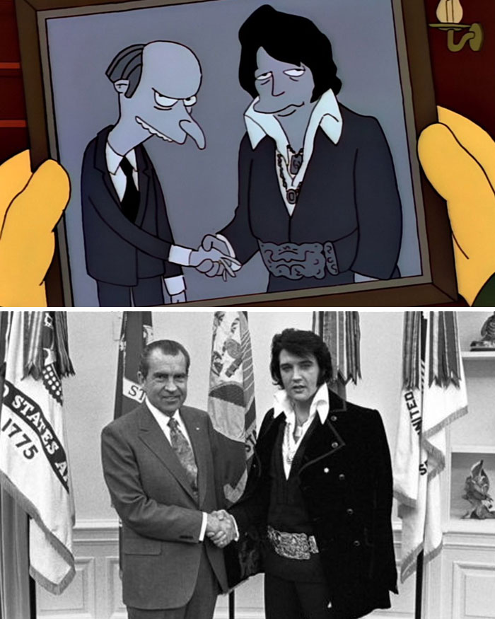 The Simpsons Are Known For Recreating Famous Pop Culture Moments, And This Time This Fan On Twitter Shared 17 Historic Images Recreated By The Cartoon