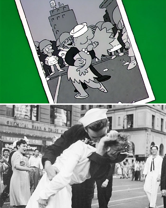The Simpsons Are Known For Recreating Famous Pop Culture Moments, And This Time This Fan On Twitter Shared 17 Historic Images Recreated By The Cartoon