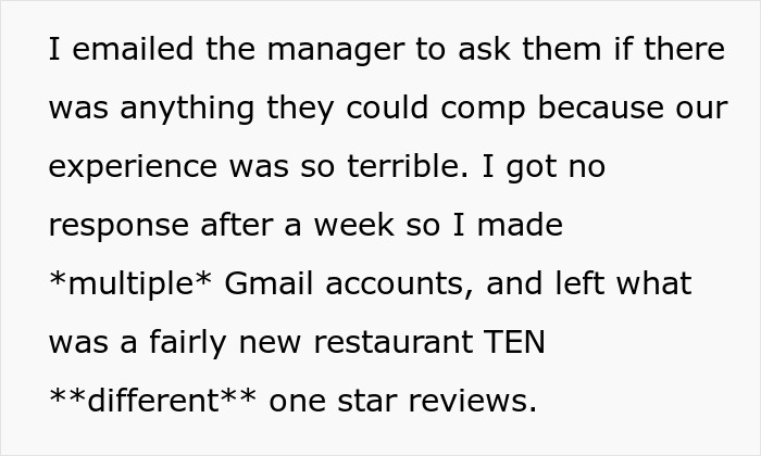 Restaurant Refuses To Honor This Woman’s Reservation Made Months In Advance, So She Completes A Total Masterplan Of Petty Revenge Restaurant Refuses To Honor This Woman’s Reservation Made Months In Advance, So She Completes A Total Masterplan Of Petty Revenge
