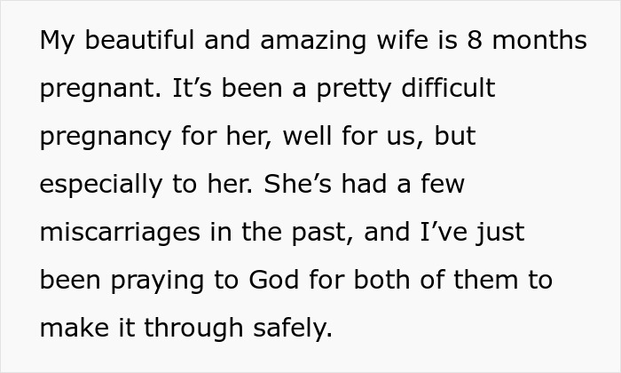 Husband Is Conflicted Over Who Is Right After Wife Tells Him That There Is No Way He’ll Be In The Room When Their Child Is Born Husband Is Conflicted Over Who Is Right After Wife Tells Him That There Is No Way He’ll Be In The Room When Their Child Is Born