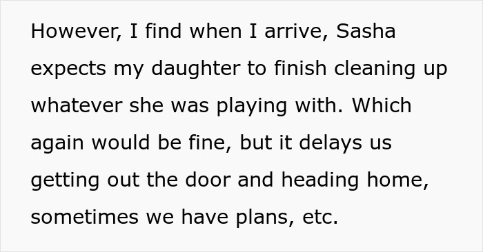 &ldquo;[Am I The Jerk] For Telling My Child&rsquo;s Daycare Teacher That My Child Won&rsquo;t Finish Cleaning Up?&rdquo;