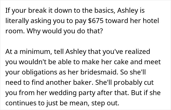 Bride Wants To Upgrade Her Honeymoon At Bridesmaid’s Expense, Gets A Reality Check Bride Wants To Upgrade Her Honeymoon At Bridesmaid’s Expense, Gets A Reality Check