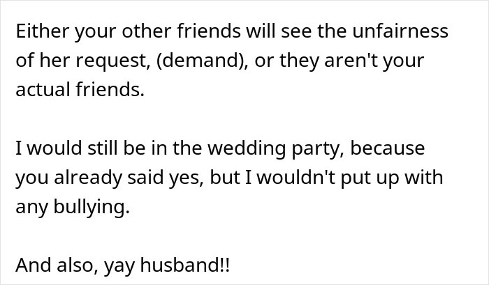 Bride Wants To Upgrade Her Honeymoon At Bridesmaid’s Expense, Gets A Reality Check Bride Wants To Upgrade Her Honeymoon At Bridesmaid’s Expense, Gets A Reality Check