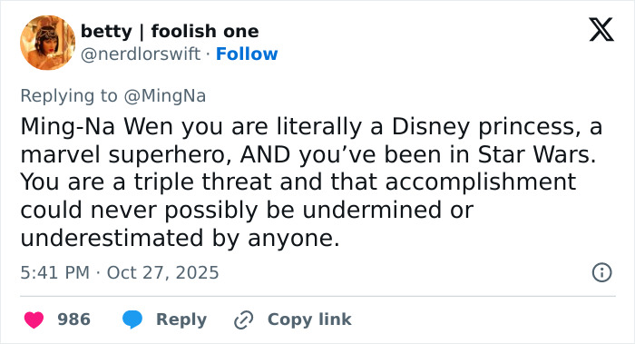 “This Is A Reminder Why I Became An Actor”: Actress Ming-Na Wen Opens Up About Her Mom’s Insults “This Is A Reminder Why I Became An Actor”: Actress Ming-Na Wen Opens Up About Her Mom’s Insults