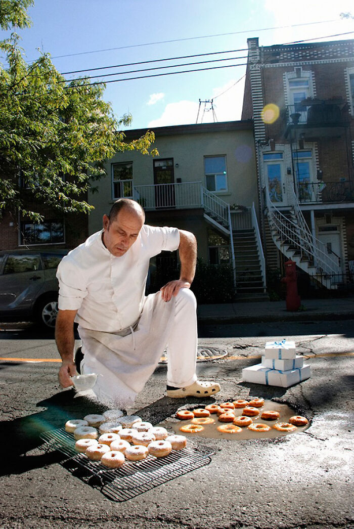 The Art Of Potholes: These Artists Turned &#8216;Urban Blemishes&#8217; Into Creative Photo Opportunities (20 Pics)