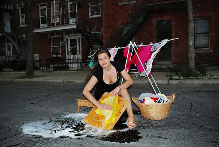 The Art Of Potholes: These Artists Turned &#8216;Urban Blemishes&#8217; Into Creative Photo Opportunities (20 Pics)