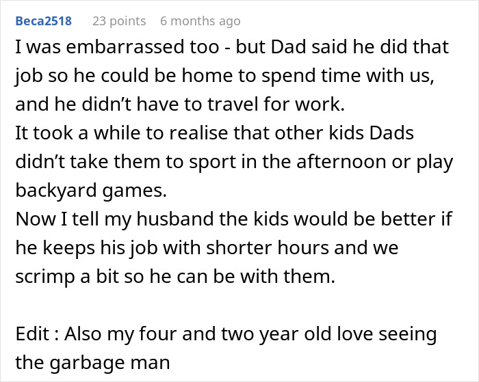 “I Think My Son Is Embarrassed That I Am A Garbage Man. Advice?”: Sad Dad Asks Internet For Parenting Help “I Think My Son Is Embarrassed That I Am A Garbage Man. Advice?”: Sad Dad Asks Internet For Parenting Help