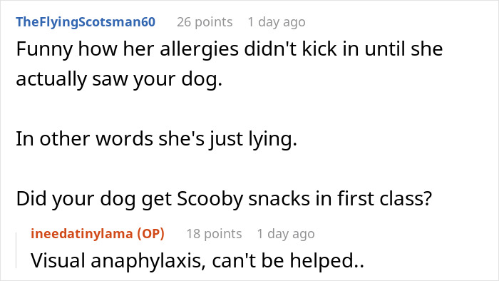 “Karen, Of Course, Screeches For A Supervisor”: Karen&#8217;s Fake Allergy To Service Dog Backfires As The Airline Upgrades The Owner To First Class