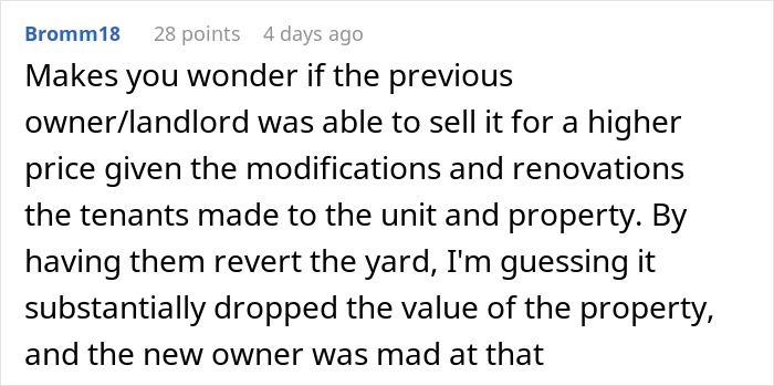 New Landlord Demands Tenants Restore The Garden To Its Original State, Loses It When He Sees It&#8217;s Now Just A Patch Of Dirt
