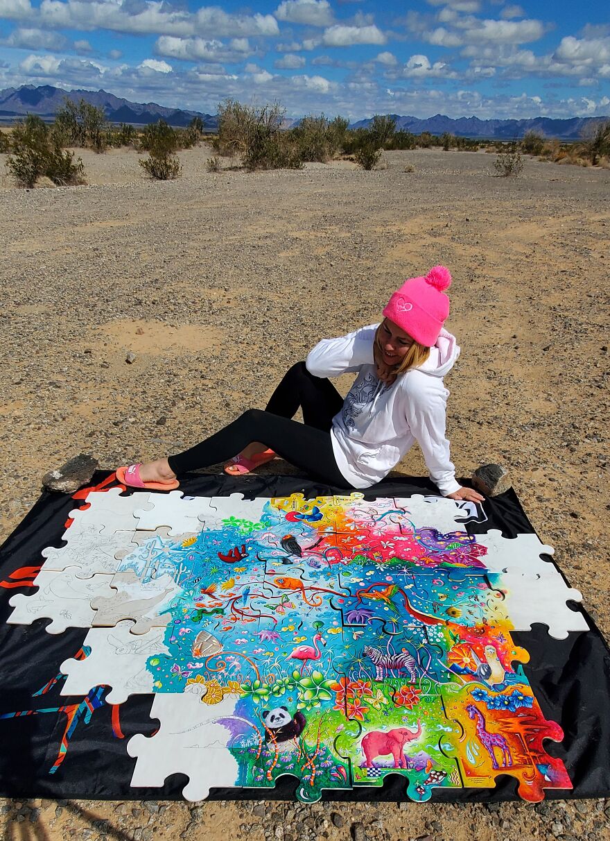 Putting A New Spin On Puzzles And Conservation Through Artivisim Putting A New Spin On Puzzles And Conservation Through Artivisim