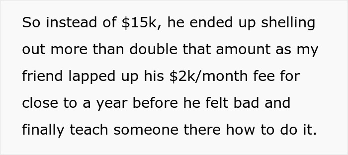Cheapskate Company Owner Thinks He Will Trick Consultant Into Working For Free, Ends Up Paying Double What Was Intended Cheapskate Company Owner Thinks He Will Trick Consultant Into Working For Free, Ends Up Paying Double What Was Intended