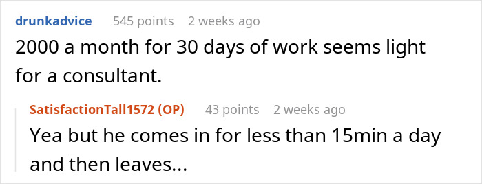 Cheapskate Company Owner Thinks He Will Trick Consultant Into Working For Free, Ends Up Paying Double What Was Intended Cheapskate Company Owner Thinks He Will Trick Consultant Into Working For Free, Ends Up Paying Double What Was Intended