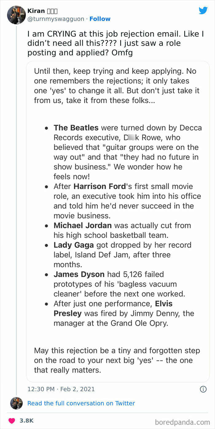 &ldquo;Rejected In 5 Minutes&rdquo;: 35 People Share The Most Unhinged Job Rejections They Were Unfortunate Enough To Receive