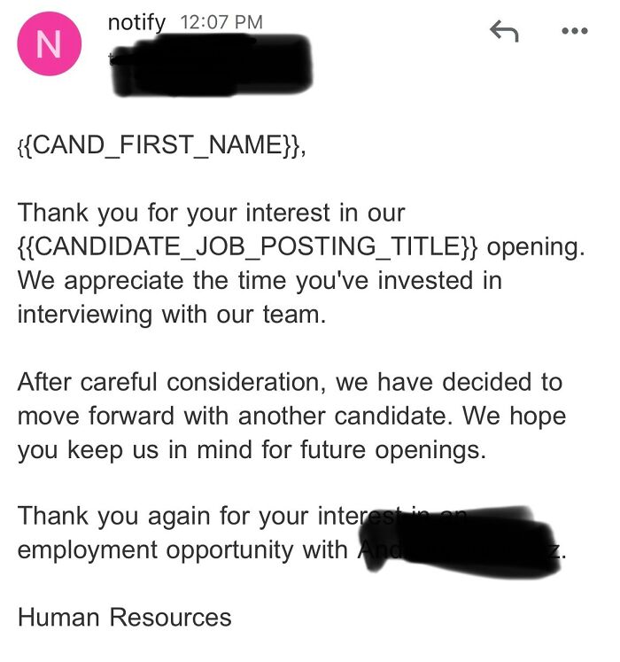 &ldquo;Rejected In 5 Minutes&rdquo;: 35 People Share The Most Unhinged Job Rejections They Were Unfortunate Enough To Receive