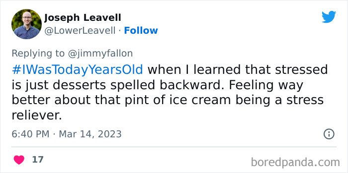 Jimmy Fallon Asks Fans To Tweet An Obvious Fact That Boggled Their Mind Once They Learnt Of It (40 Answers) Jimmy Fallon Asks Fans To Tweet An Obvious Fact That Boggled Their Mind Once They Learnt Of It (40 Answers)