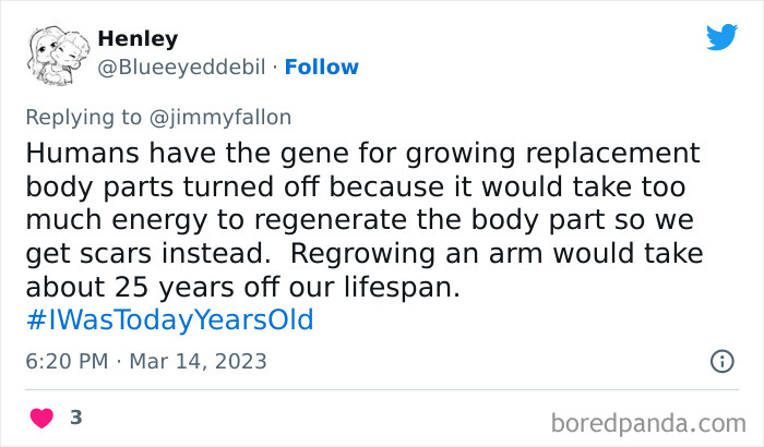 Jimmy Fallon Asks Fans To Tweet An Obvious Fact That Boggled Their Mind Once They Learnt Of It (40 Answers) Jimmy Fallon Asks Fans To Tweet An Obvious Fact That Boggled Their Mind Once They Learnt Of It (40 Answers)