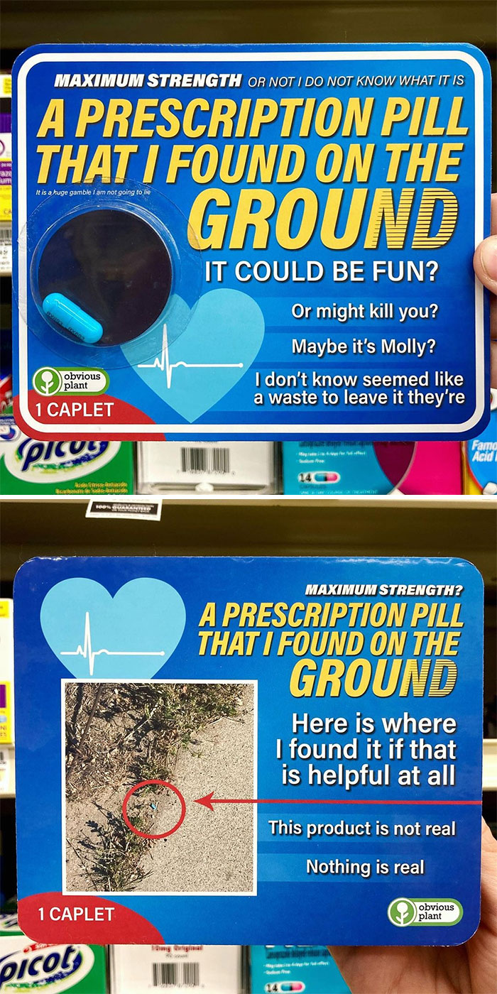 40 Hilariously Bizarre Fake Products Left In Real Stores By ‘Obvious Plant’ (New Pics) 40 Hilariously Bizarre Fake Products Left In Real Stores By ‘Obvious Plant’ (New Pics)