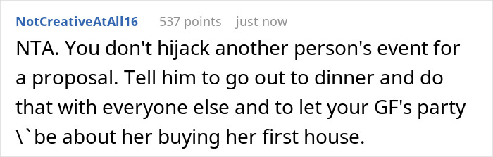 Man Attempts Proposing To Girlfriend During Sister’s Unrelated Party, Gets Told To Sit Down And Shut Up Man Attempts Proposing To Girlfriend During Sister’s Unrelated Party, Gets Told To Sit Down And Shut Up