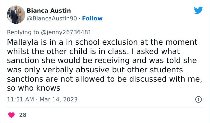 “My Daughter Finally Punched The Bully In The Face”: Mom Praises Her Child For Standing Up For Herself, Calls Out School’s Reaction “My Daughter Finally Punched The Bully In The Face”: Mom Praises Her Child For Standing Up For Herself, Calls Out School’s Reaction