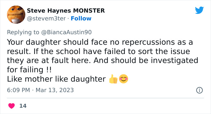 “My Daughter Finally Punched The Bully In The Face”: Mom Praises Her Child For Standing Up For Herself, Calls Out School’s Reaction “My Daughter Finally Punched The Bully In The Face”: Mom Praises Her Child For Standing Up For Herself, Calls Out School’s Reaction