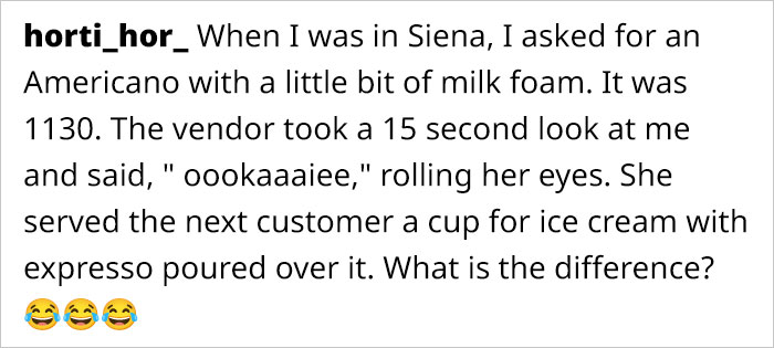 This Italian Woman Expressively Explains Why It’s Inappropriate To Have A Cappuccino After Lunch This Italian Woman Expressively Explains Why It’s Inappropriate To Have A Cappuccino After Lunch
