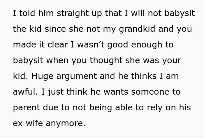 Guy Never Permitted Grandparents To Babysit His Kid, Asks For Help After Divorce But They Refuse Guy Never Permitted Grandparents To Babysit His Kid, Asks For Help After Divorce But They Refuse