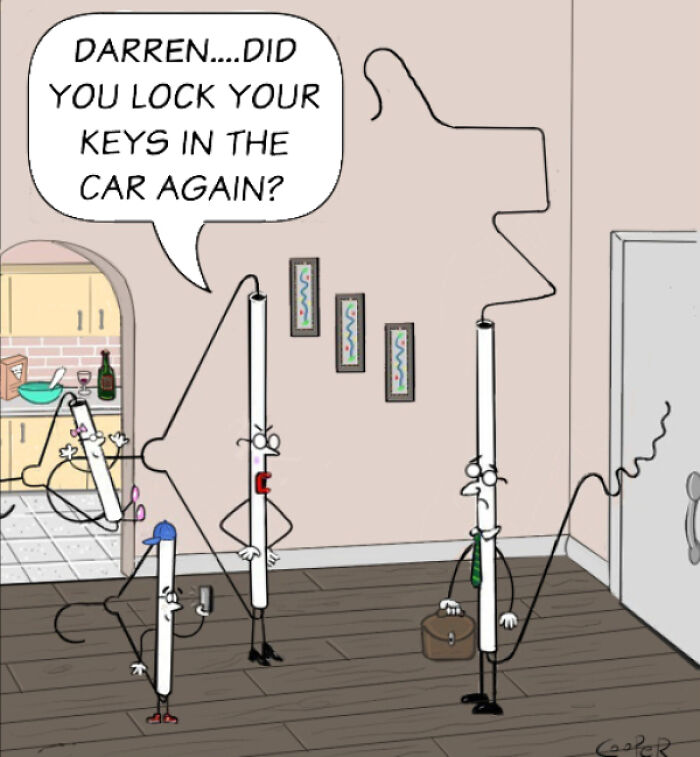 Here Are 26 Funny Cartoons Featuring Various Characters Facing Witty Situations I Created Here Are 26 Funny Cartoons Featuring Various Characters Facing Witty Situations I Created