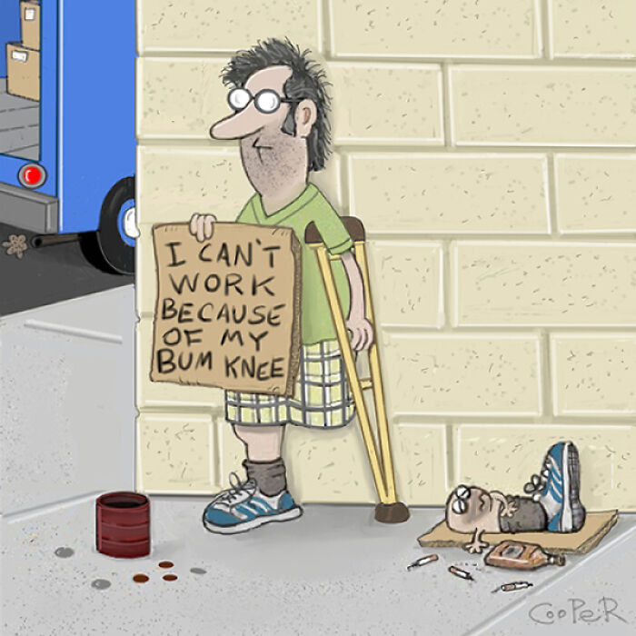 Here Are 26 Funny Cartoons Featuring Various Characters Facing Witty Situations I Created Here Are 26 Funny Cartoons Featuring Various Characters Facing Witty Situations I Created