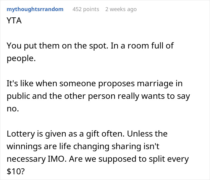 Lottery Win Turns Sour After Friend Asks How Much They’ll Be Giving Away To Newlyweds