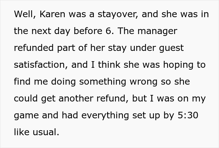 Karen Can’t Wait 4 Minutes For Breakfast And Yells At Hotel Staff, They Take Petty Revenge Karen Can’t Wait 4 Minutes For Breakfast And Yells At Hotel Staff, They Take Petty Revenge