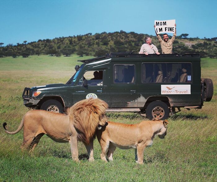 30 Wholesome Pics Of Man Reassuring His Mom Of His Wellbeing Whilst He Explores The World (New Pics) 30 Wholesome Pics Of Man Reassuring His Mom Of His Wellbeing Whilst He Explores The World (New Pics)
