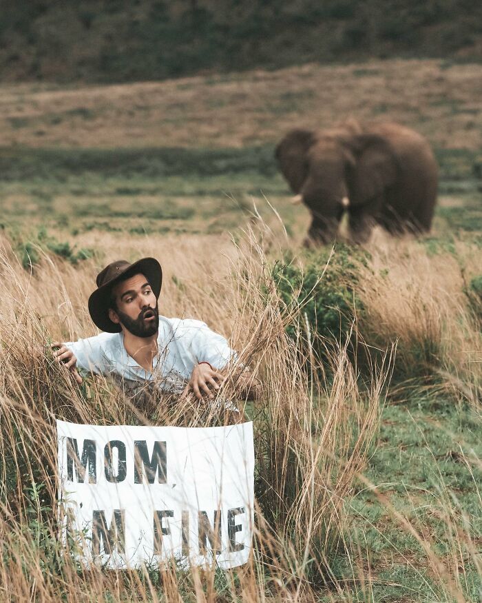 30 Wholesome Pics Of Man Reassuring His Mom Of His Wellbeing Whilst He Explores The World (New Pics) 30 Wholesome Pics Of Man Reassuring His Mom Of His Wellbeing Whilst He Explores The World (New Pics)
