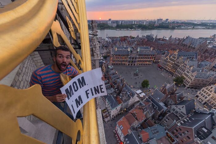 30 Wholesome Pics Of Man Reassuring His Mom Of His Wellbeing Whilst He Explores The World (New Pics) 30 Wholesome Pics Of Man Reassuring His Mom Of His Wellbeing Whilst He Explores The World (New Pics)