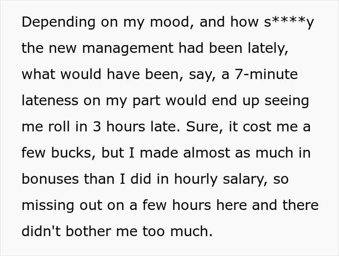 Dream Employee Turns Sour After New Manager Puts In Strict Lateness Rules, Makes Them Regret It Dream Employee Turns Sour After New Manager Puts In Strict Lateness Rules, Makes Them Regret It