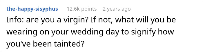 &ldquo;[Am I The Jerk] For Convincing My Girlfriend Not To Wear A White Dress On Our Wedding Day?&rdquo;