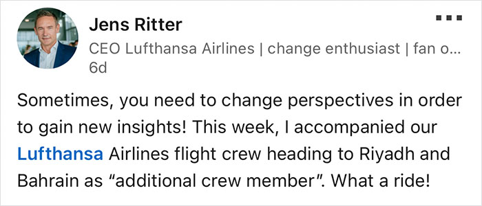 CEO Tries Working As A Flight Attendant To Gain Perspective, Shares His Insights CEO Tries Working As A Flight Attendant To Gain Perspective, Shares His Insights