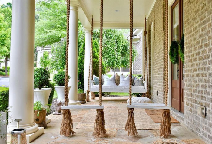 Porch Swing Inspiration: 15 Ways to Design Your Relaxation Heaven Porch Swing Inspiration: 15 Ways to Design Your Relaxation Heaven