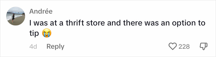 Woman Vents About Being Shamed By A Credit Card Machine After Denying It Suggested 20% Tip Woman Vents About Being Shamed By A Credit Card Machine After Denying It Suggested 20% Tip