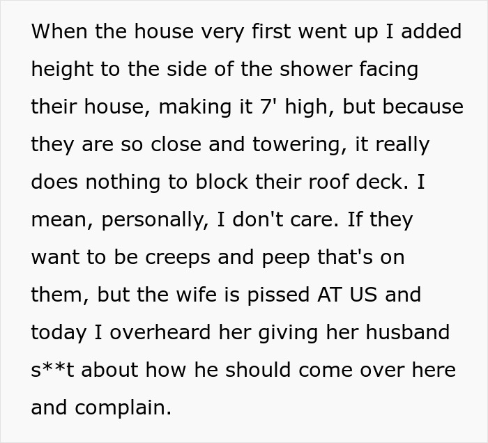 Entitled Family Builds Massive House, Are Now Upset About “Accidentally” Peeping On Neighbors Entitled Family Builds Massive House, Are Now Upset About “Accidentally” Peeping On Neighbors