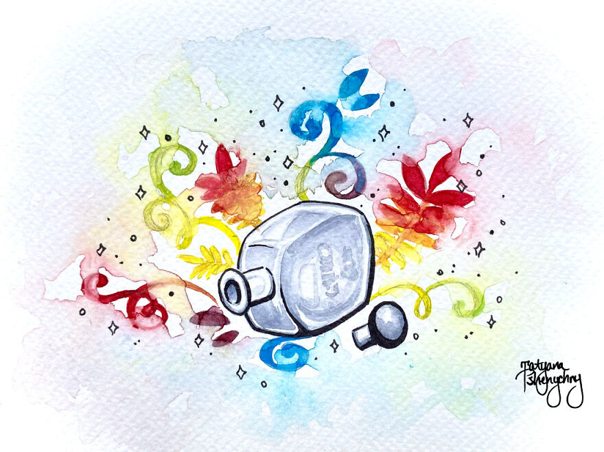 13 Objects That I Found On The Street Inspired Me To Paint Them Using Watercolors And Ink 13 Objects That I Found On The Street Inspired Me To Paint Them Using Watercolors And Ink